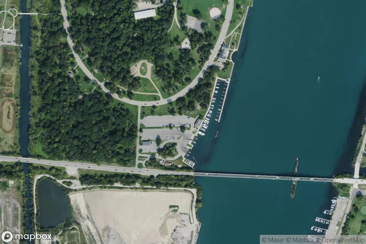 Satellite view of Elizabeth Park Marina