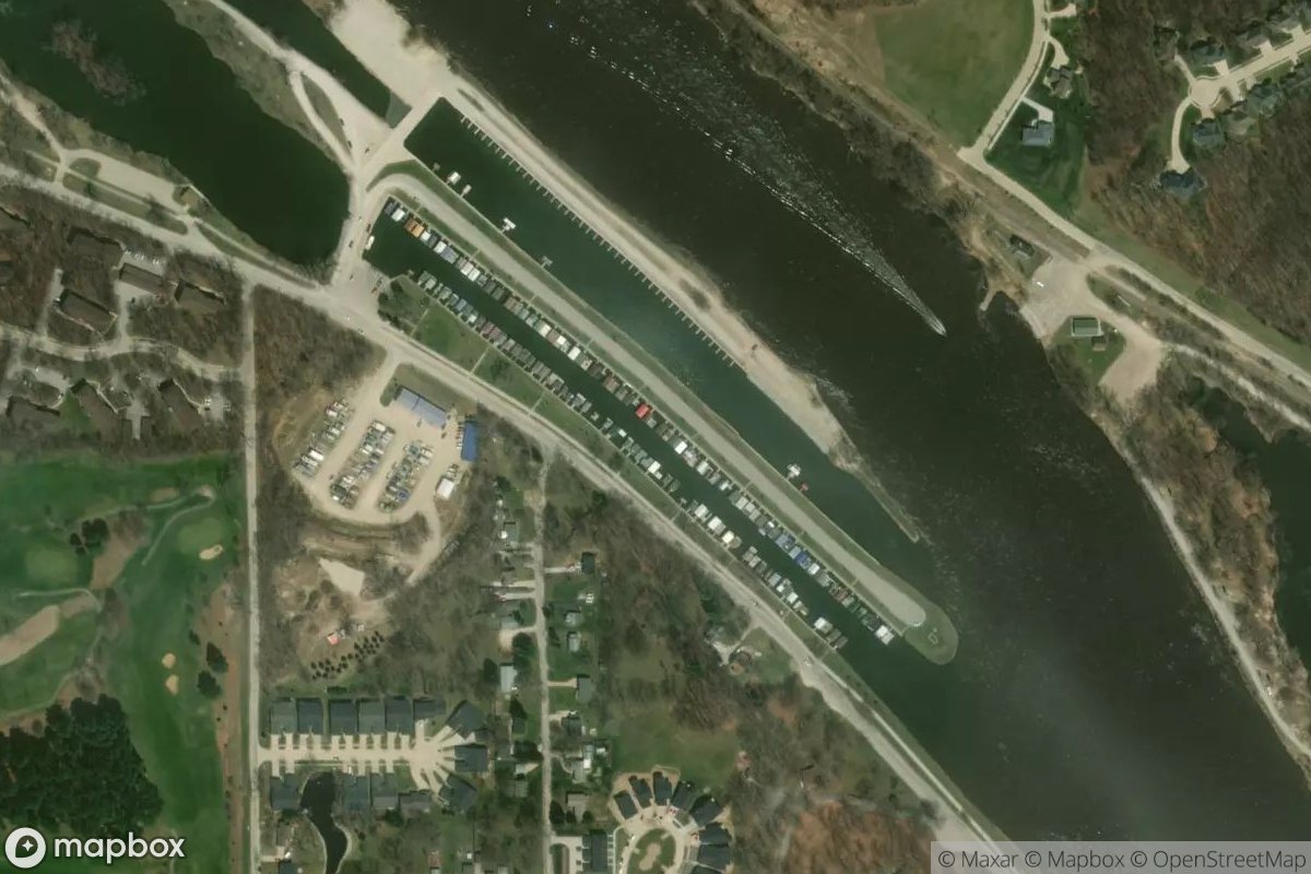 Satellite view of Ellis Harbor