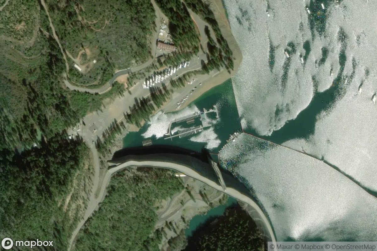 Satellite view of Emerald Cove Marina