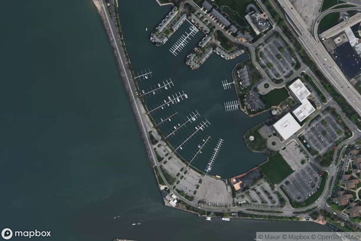 Satellite view of Erie Basin Marina