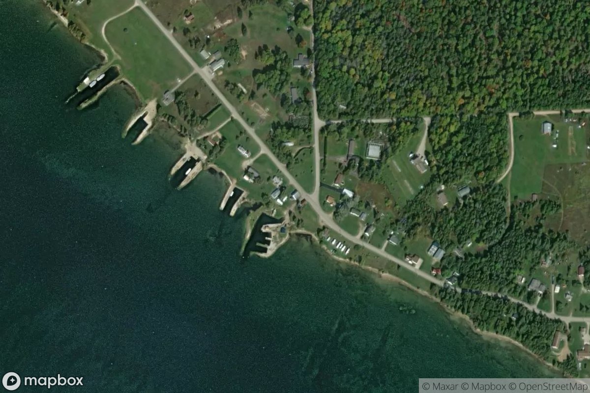 Satellite view of Fairport Marina