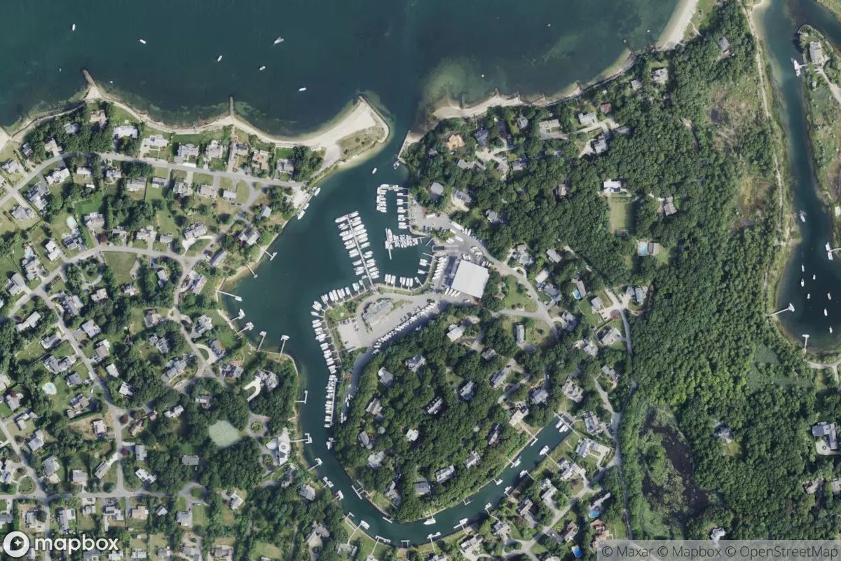 Satellite view of Fiddler's Cove Marina