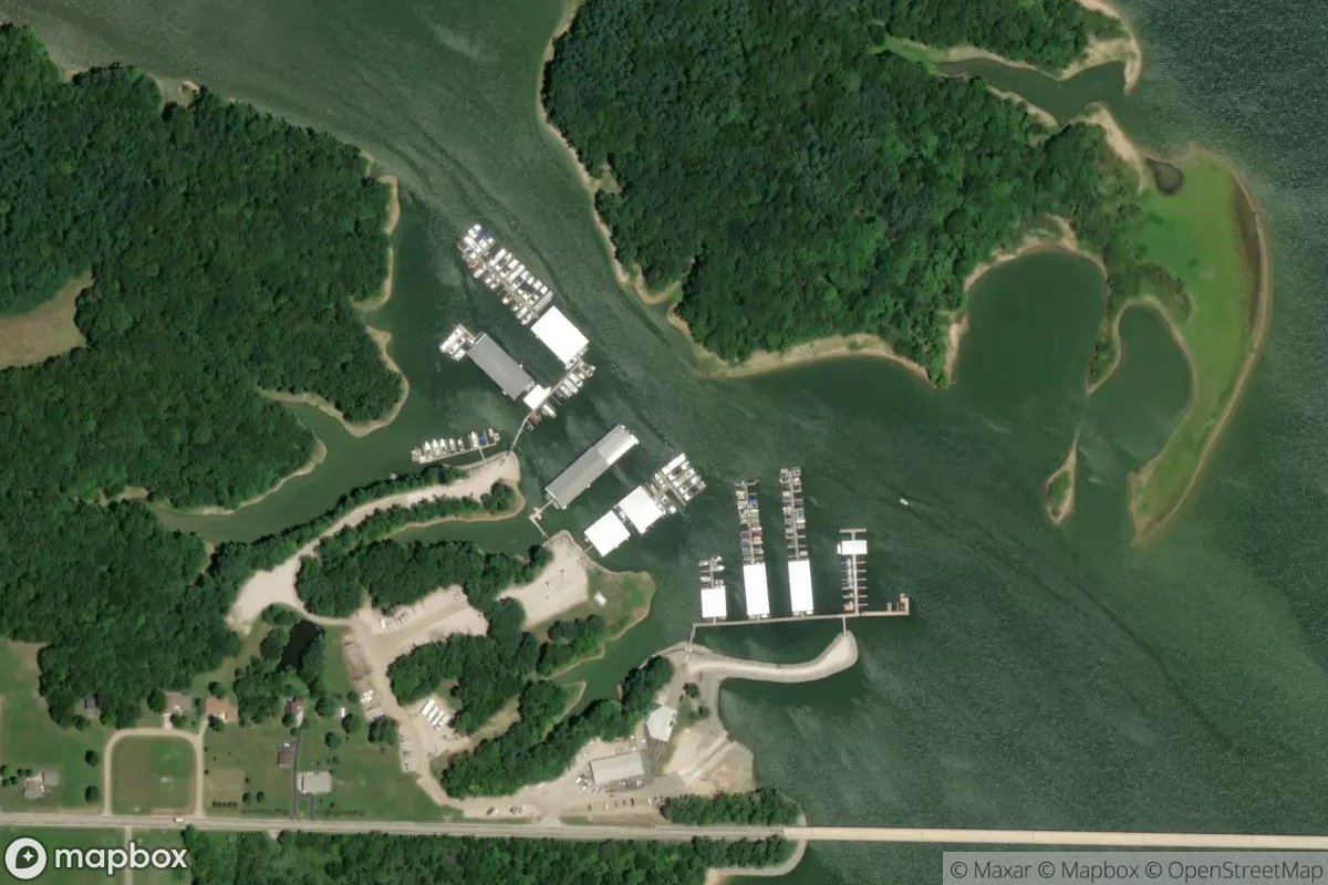 Satellite view of Findlay Marina