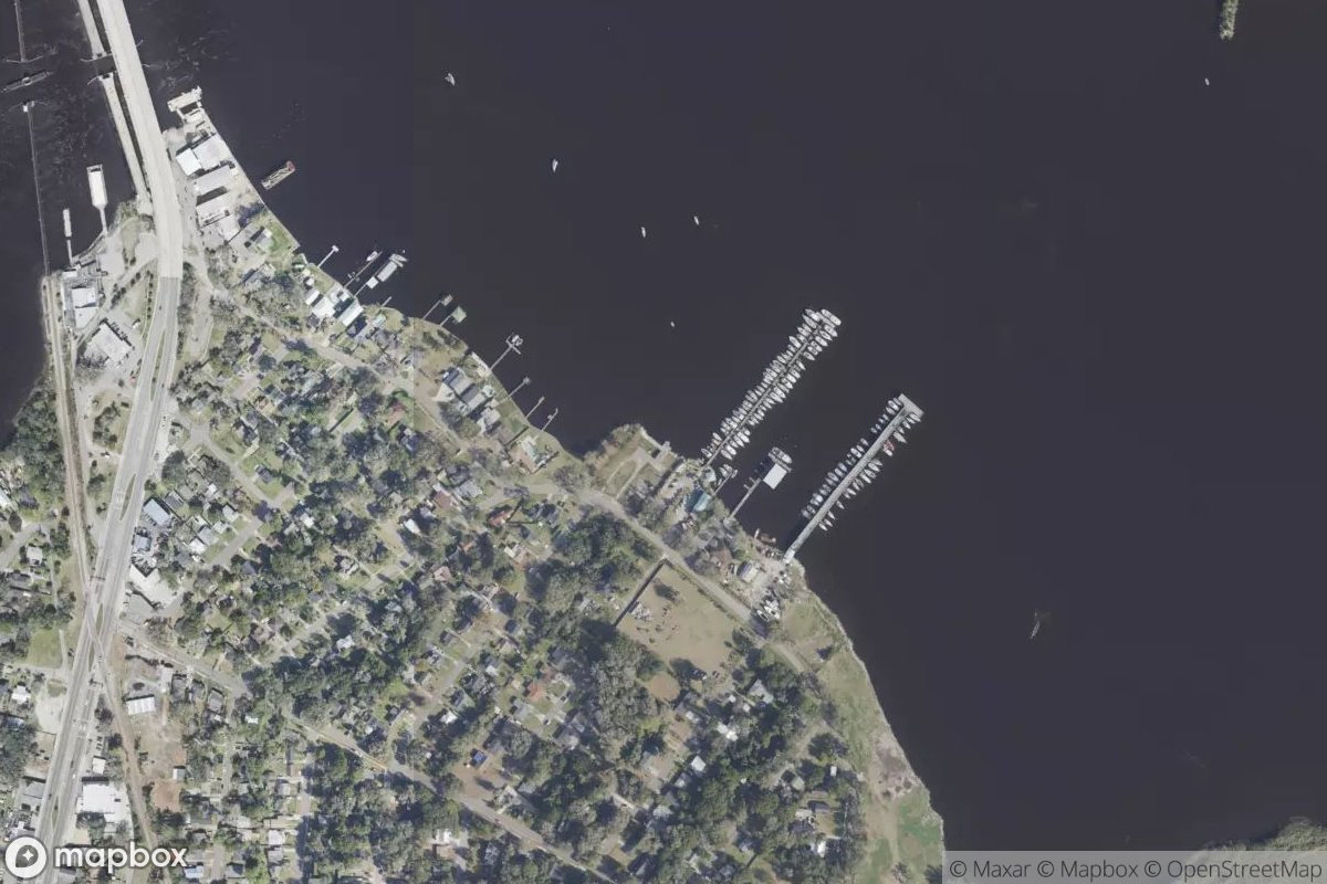 Satellite view of Fisherman's Marina