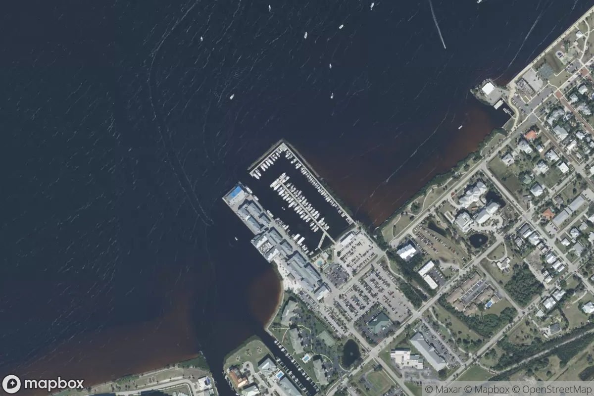 Satellite view of Fisherman's Village Yacht Basin