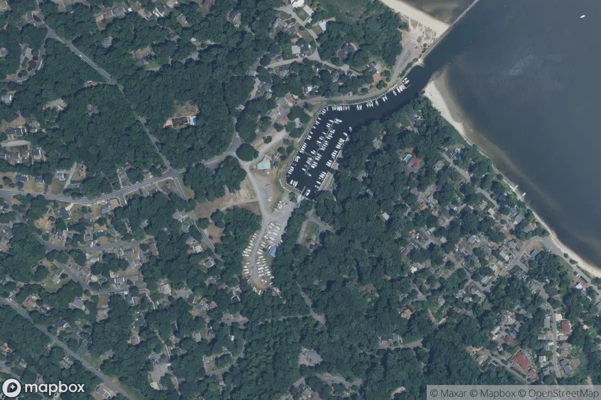 Satellite view of Flag Harbor Marina