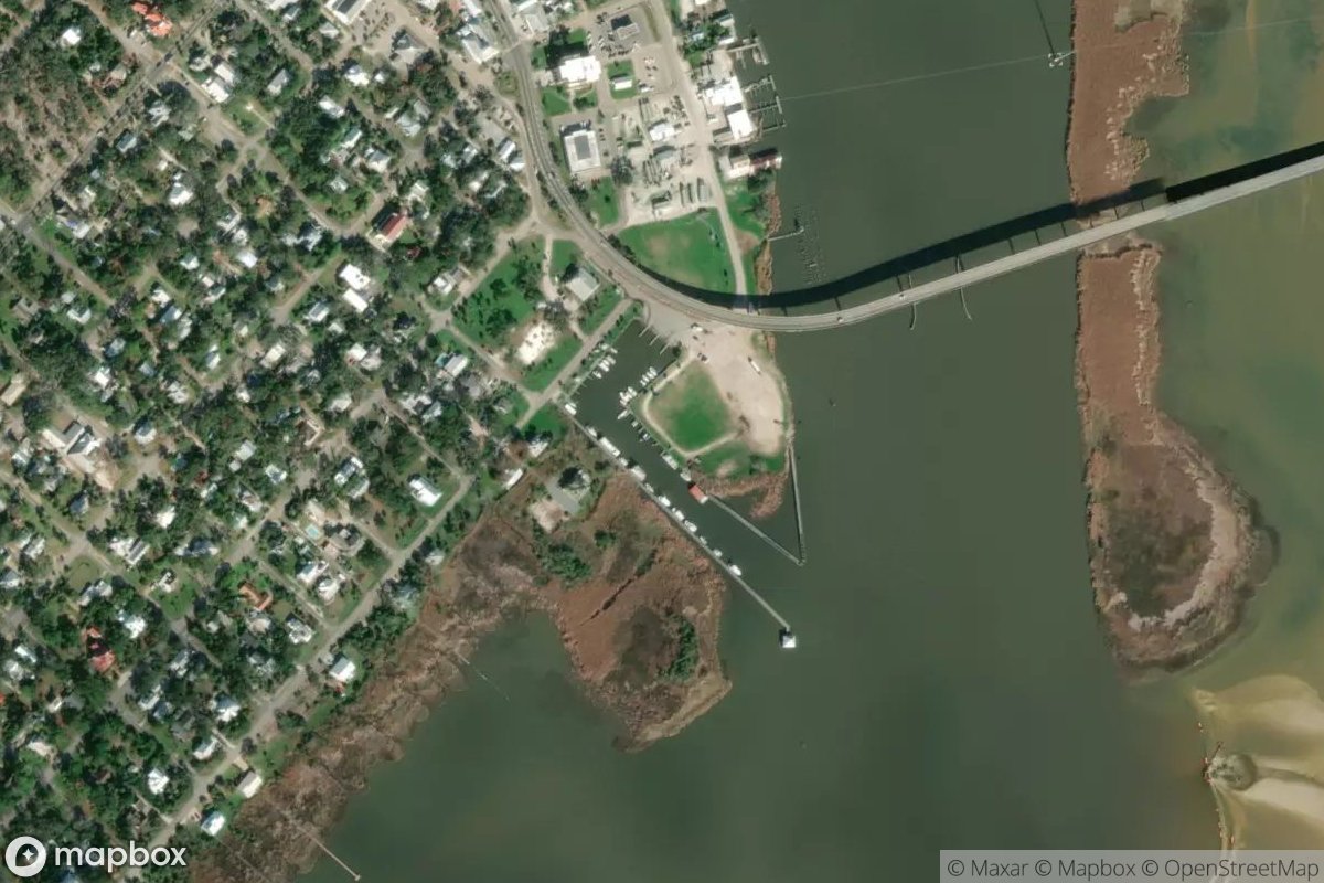 Satellite view of Foot Hole Marina