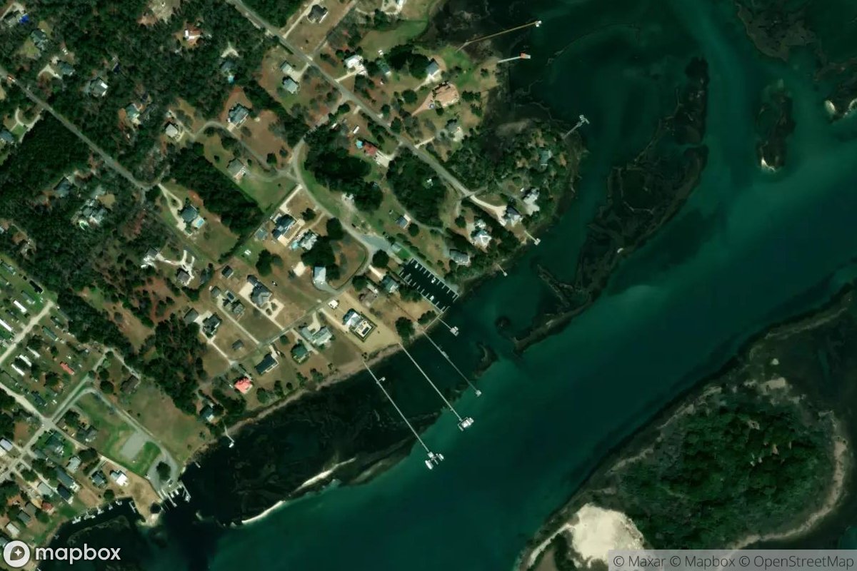 Satellite view of Forest Sound Marina