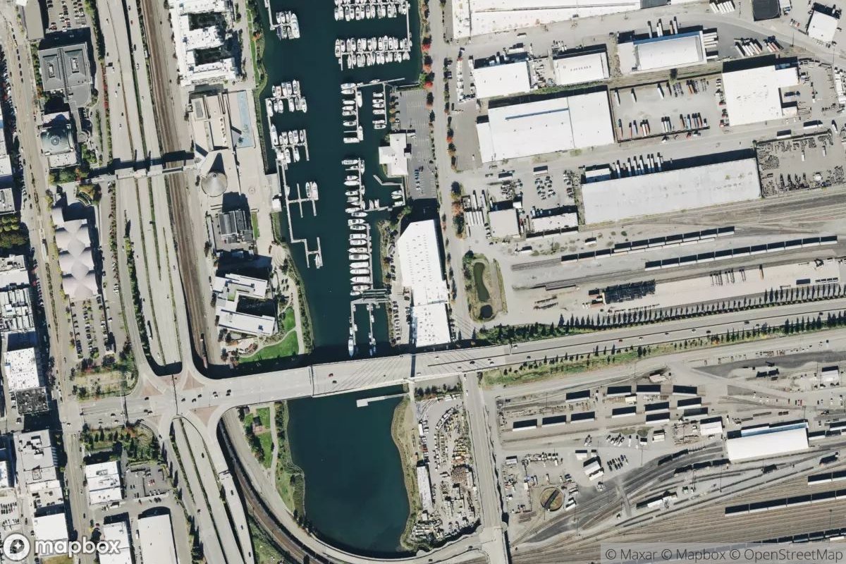 Satellite view of Foss Landing Marine