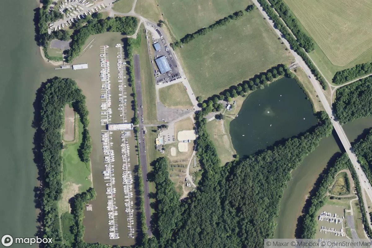 Satellite view of Four Seasons Marina