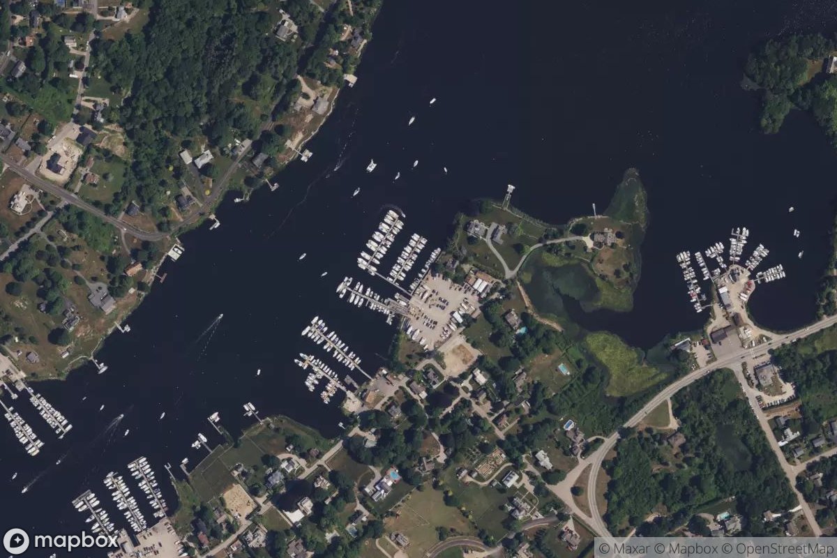 Satellite view of Frank Hall Boat Yard