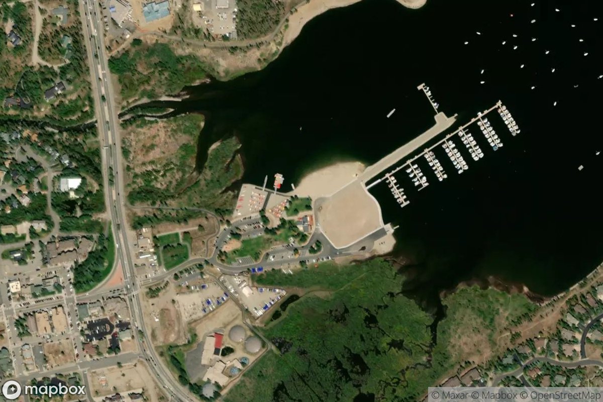 Satellite view of Frisco Marina