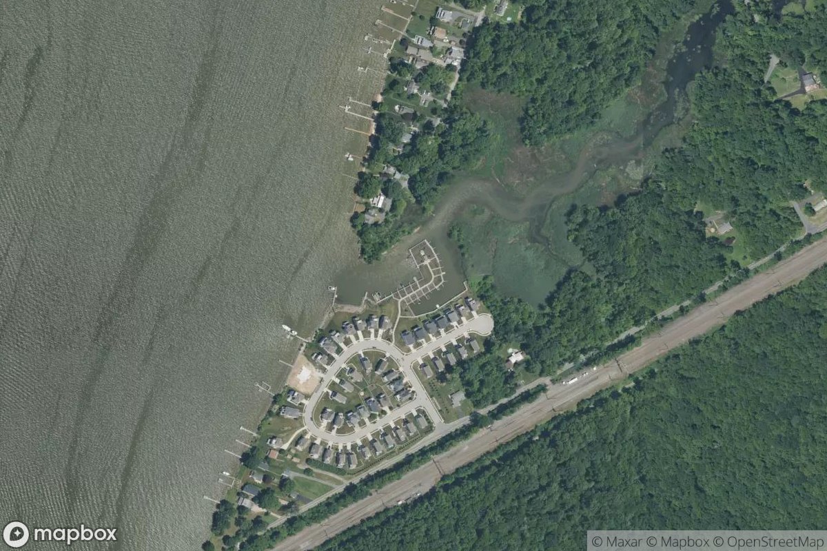 Satellite view of Gabler's Shore Marina