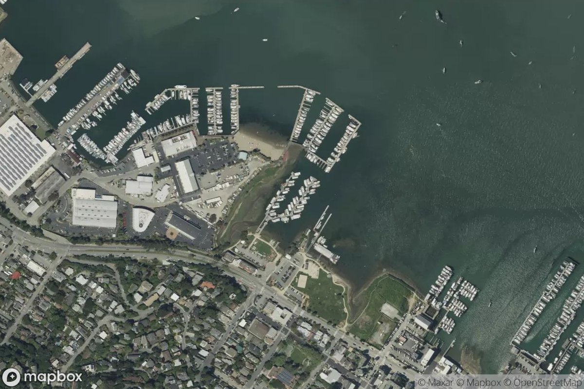 Satellite view of Galilee Harbor
