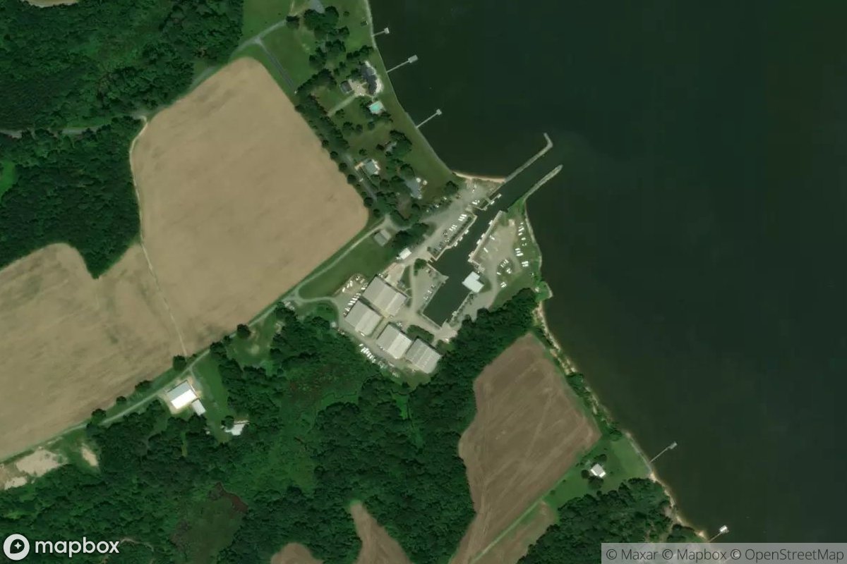 Satellite view of Garrett's Marina