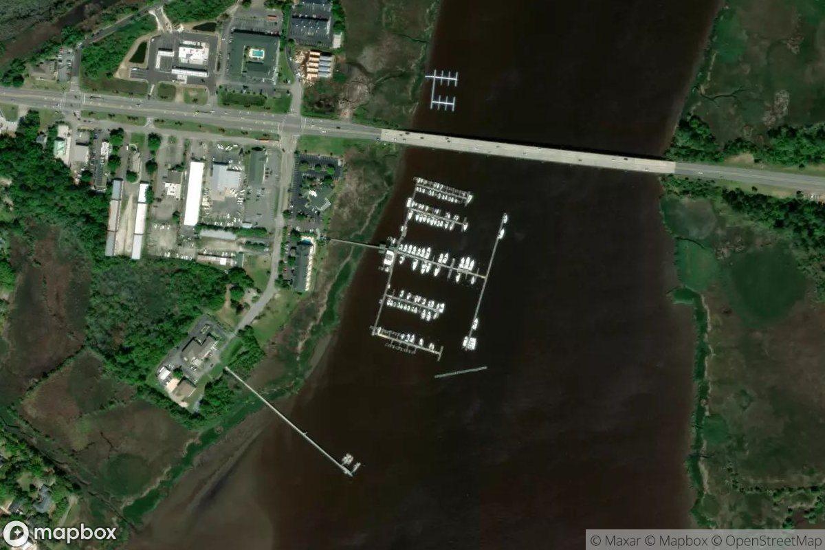 Satellite view of Georgetown Landing Marina