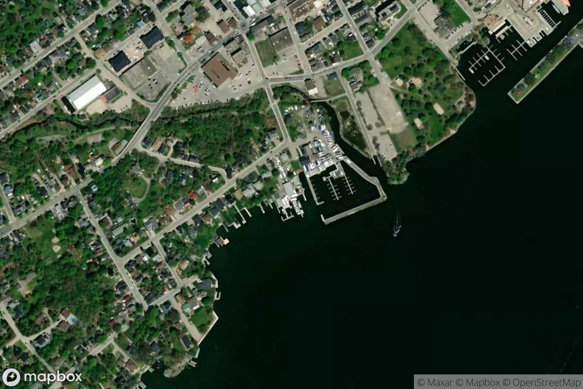 Satellite view of Gilbert Marina
