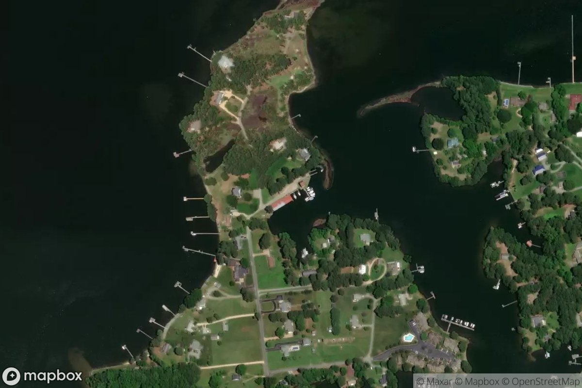 Satellite view of Ginney Point Marina