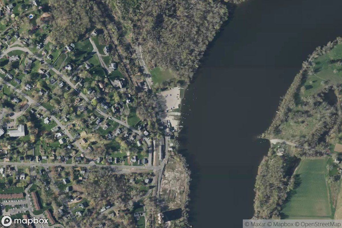 Satellite view of Glastonbury–Rocky Hill Ferry