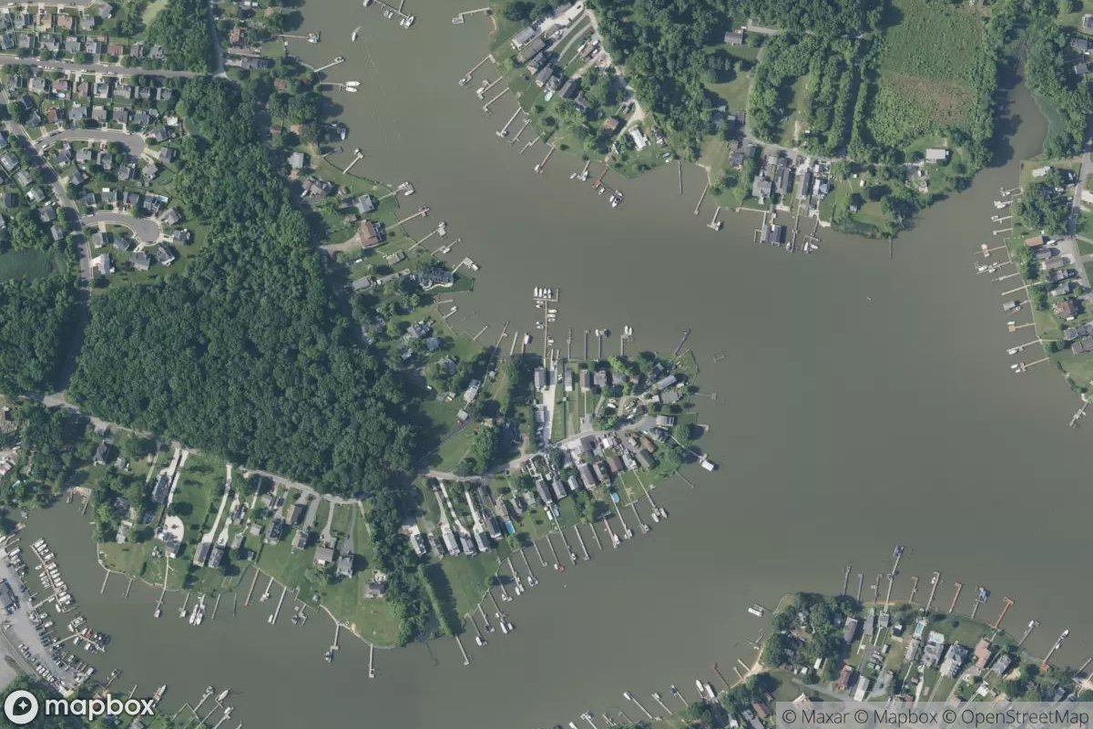 Satellite view of Goeller's Seneca River Boatyard