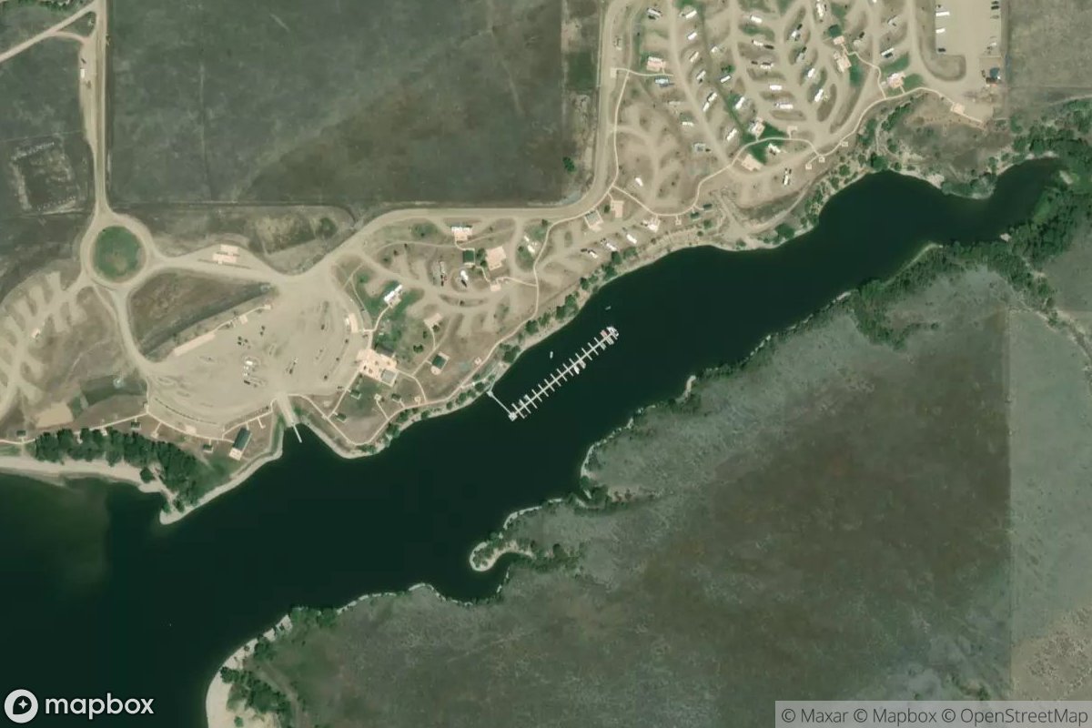 Satellite view of Goose Bay Marina