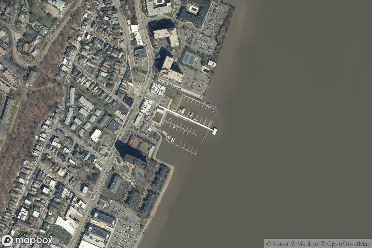 Satellite view of Grand Cove Marina