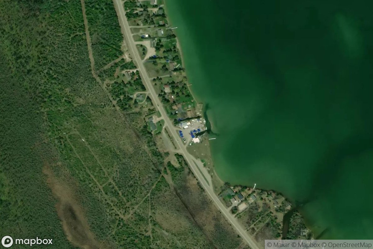 Satellite view of Grand Lake Marina