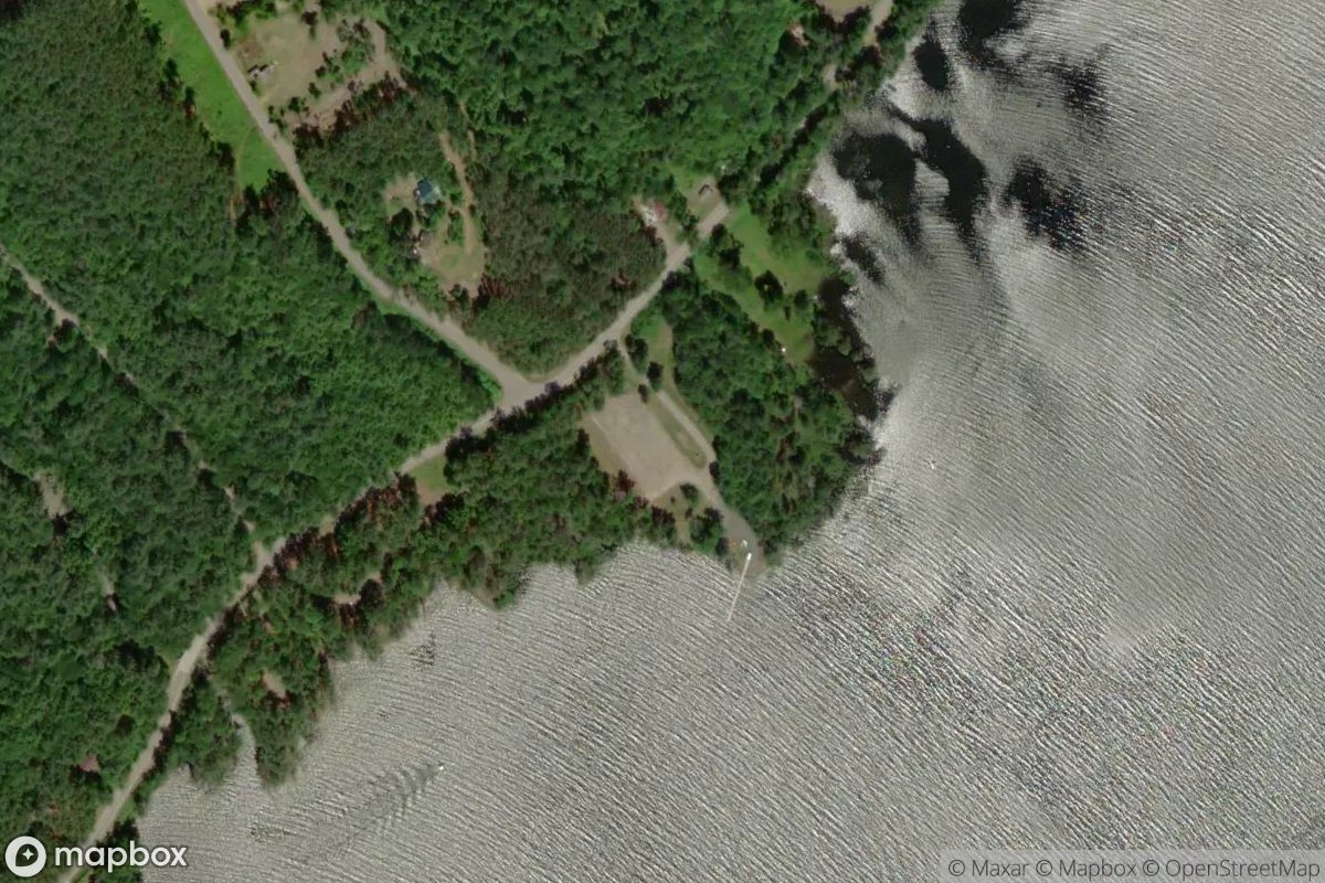 Satellite view of Great Sacandaga Lake Boat Launch