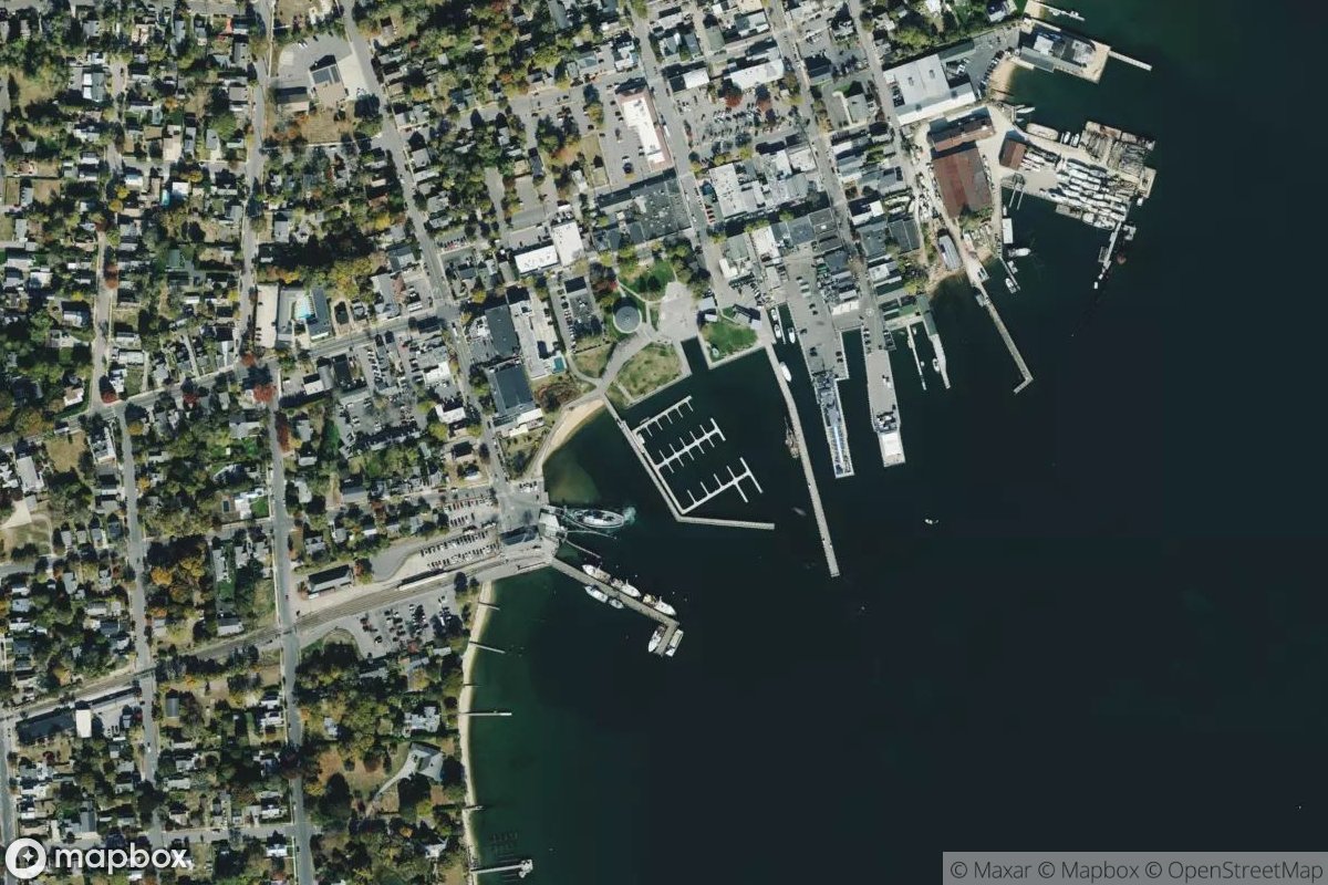 Satellite view of Greenport Marina