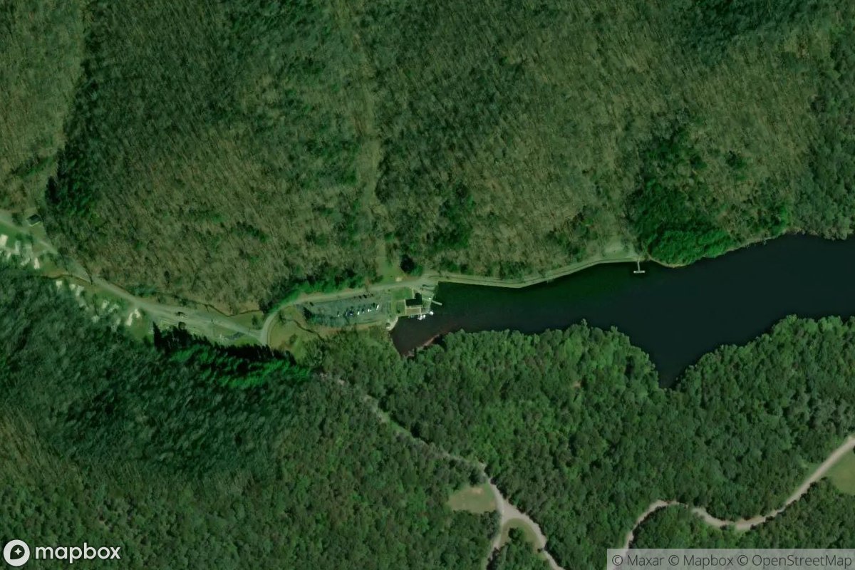 Satellite view of Grenbo Lake Marina