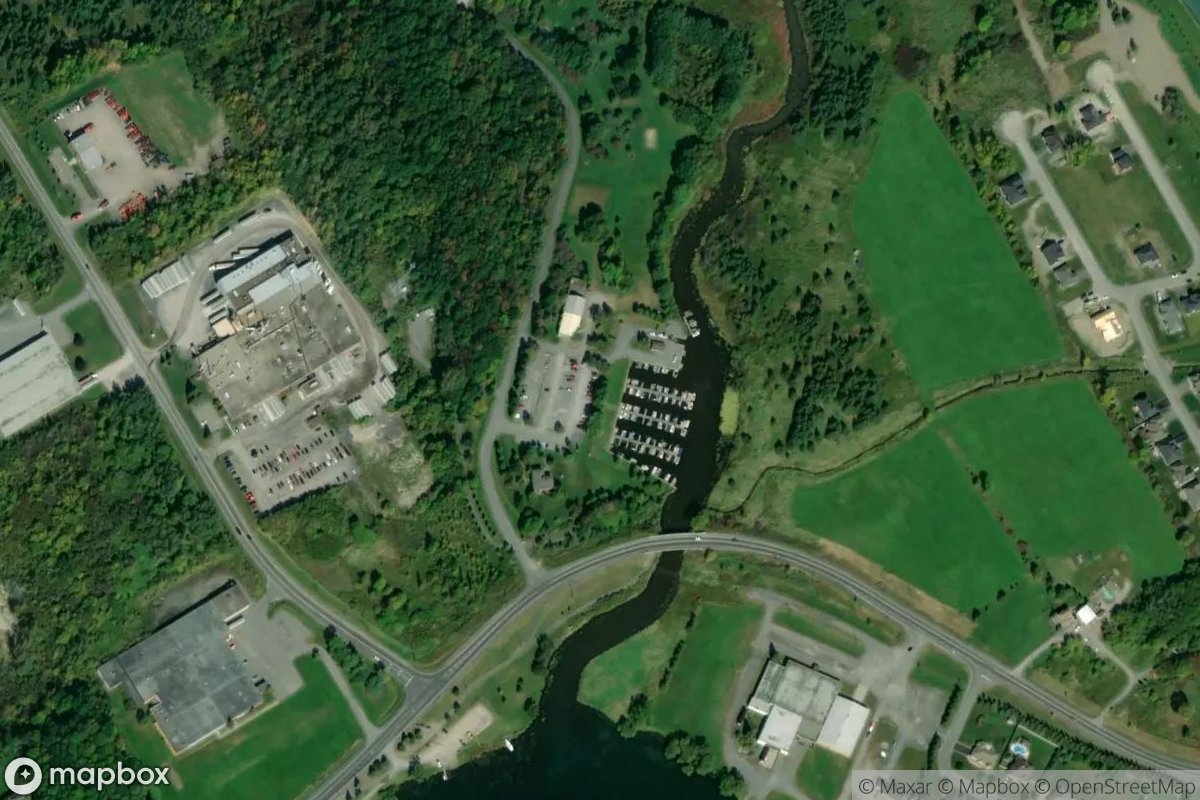 Satellite view of Grey's Creek Marina