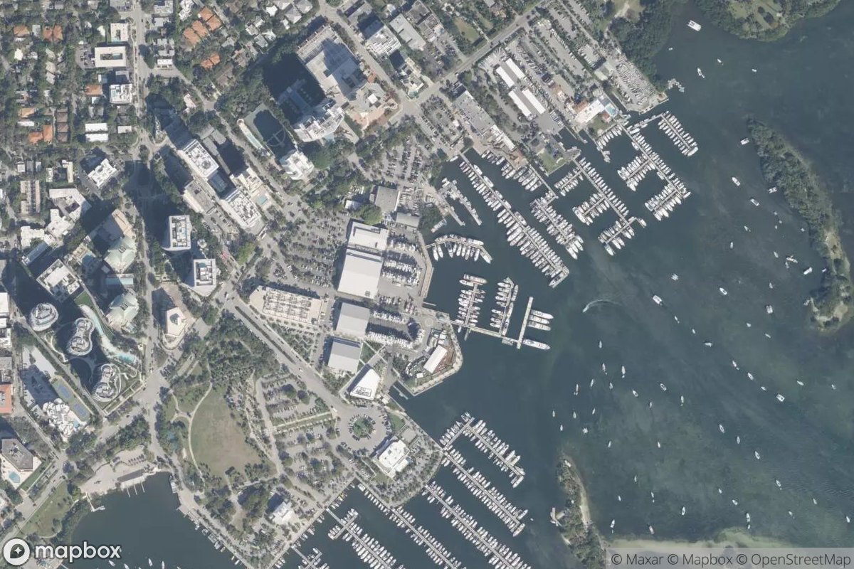 Satellite view of Grove Harbour Marina