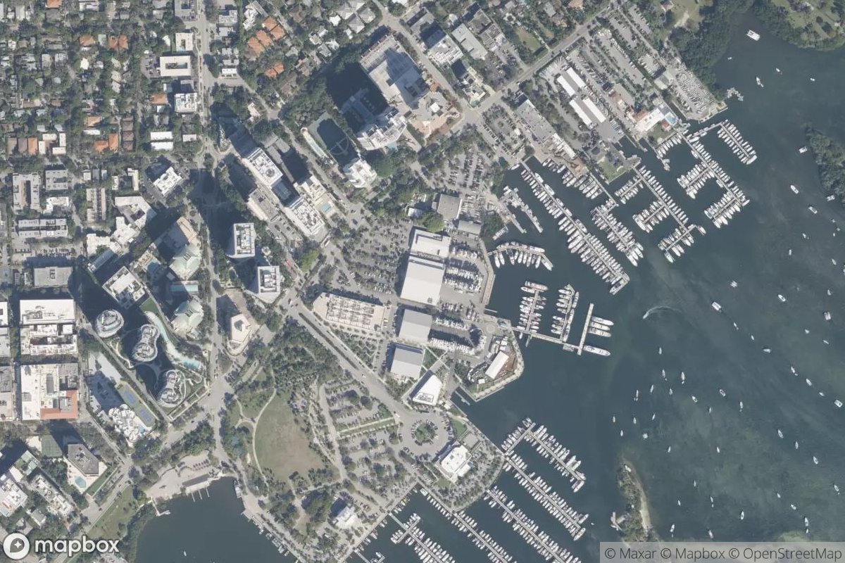 Satellite view of Grove Harbour Marina