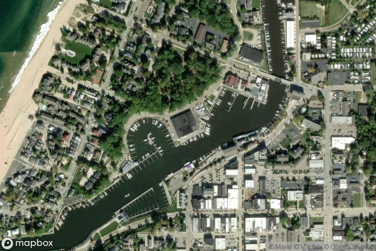 Satellite view of Gull Lake Marine