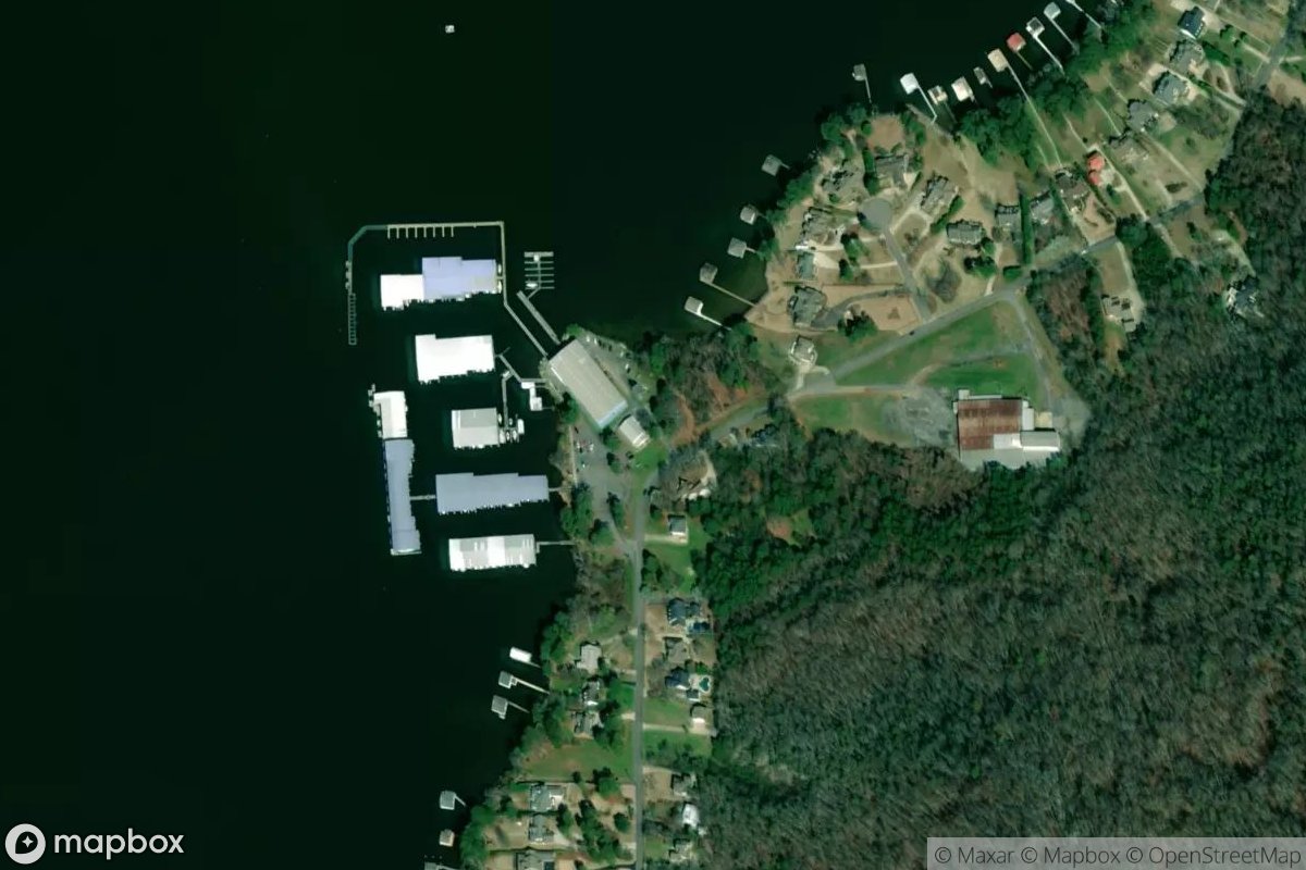 Satellite view of Guntersville Marina