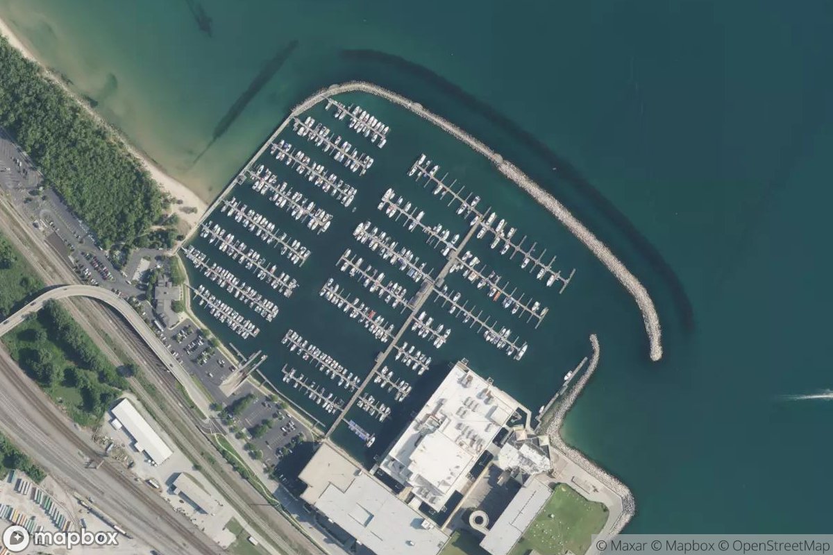 Satellite view of Hammond Marina