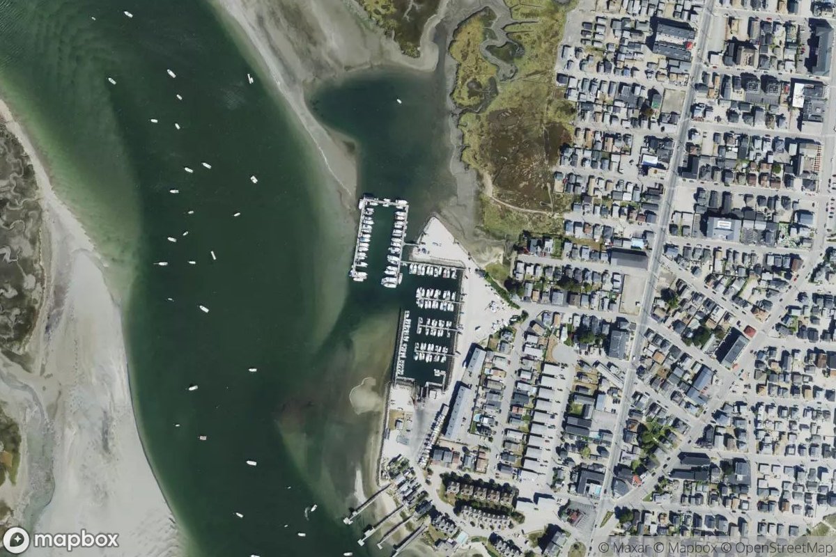 Satellite view of Hampton River Marina