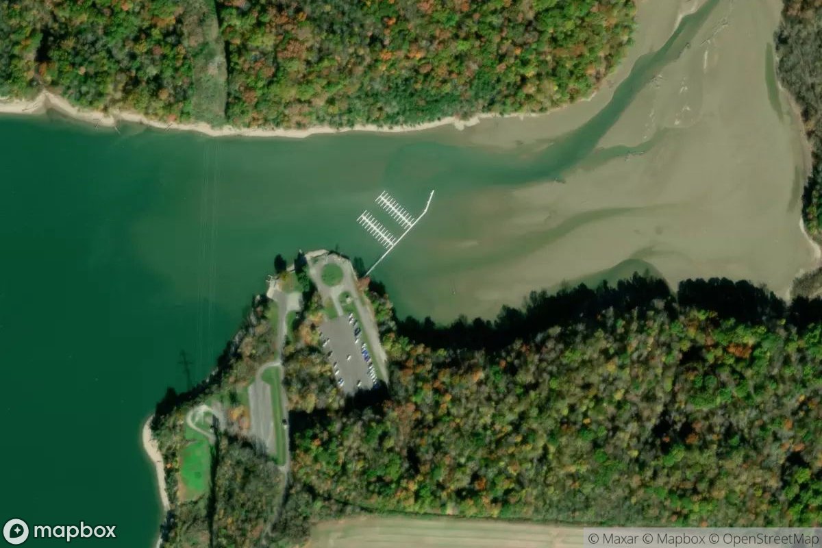 Satellite view of Hanna Creek Sailboat Marina