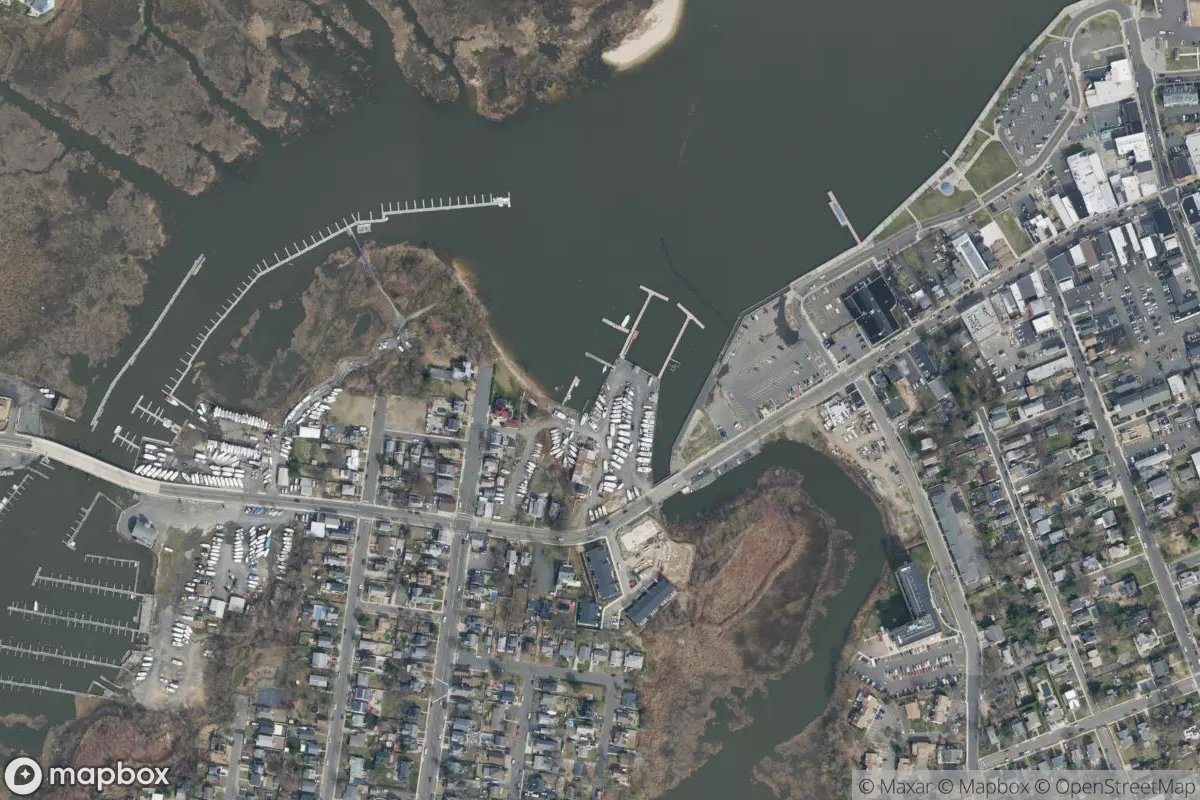Satellite view of Hans Pederson & Sons Marina
