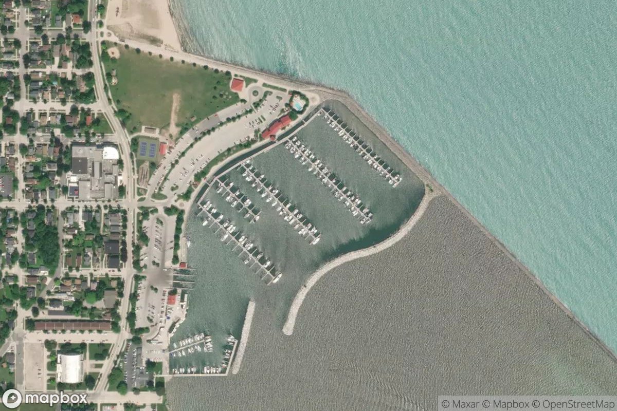 Satellite view of Harbor Centre Marina