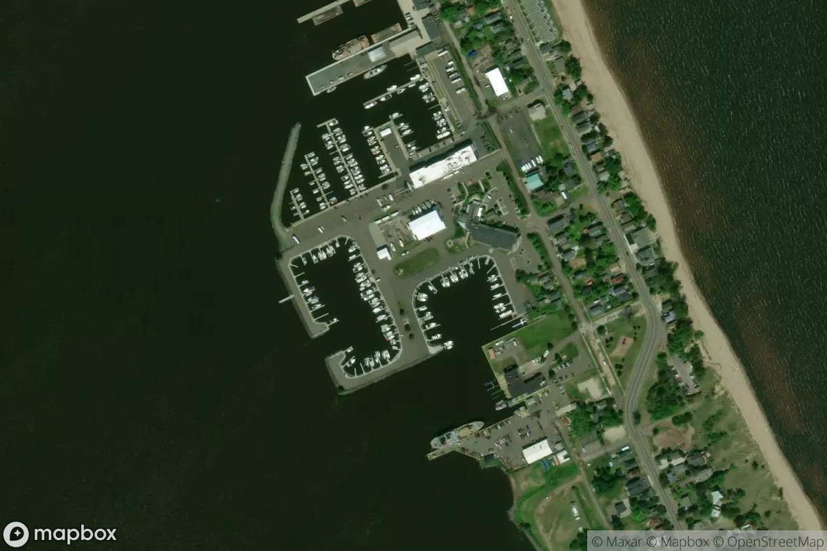 Satellite view of Harbor Cove Marina