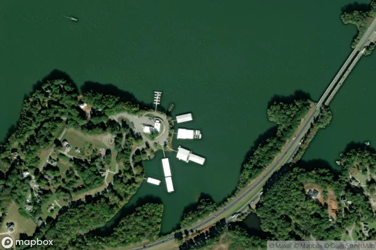 Satellite view of Harbor Light Marina