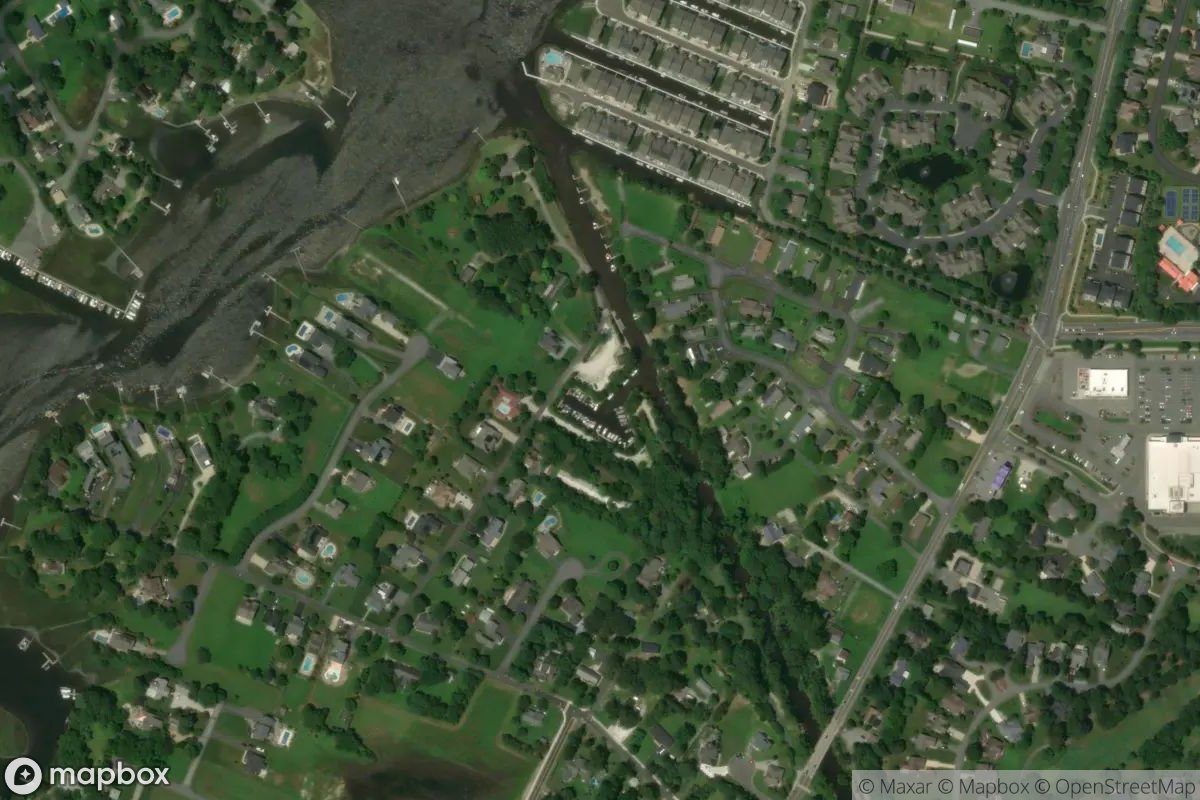 Satellite view of Harbor View Marina