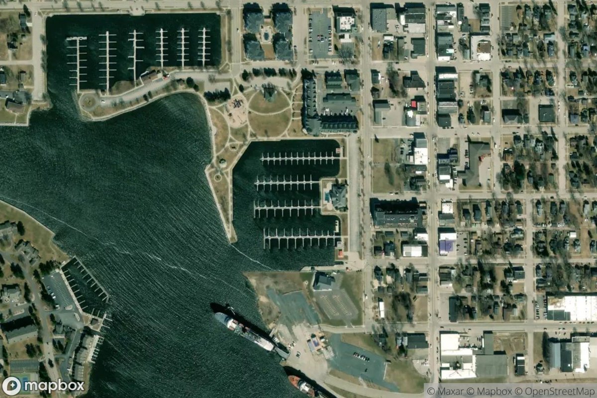 Satellite view of Harbor View Marina