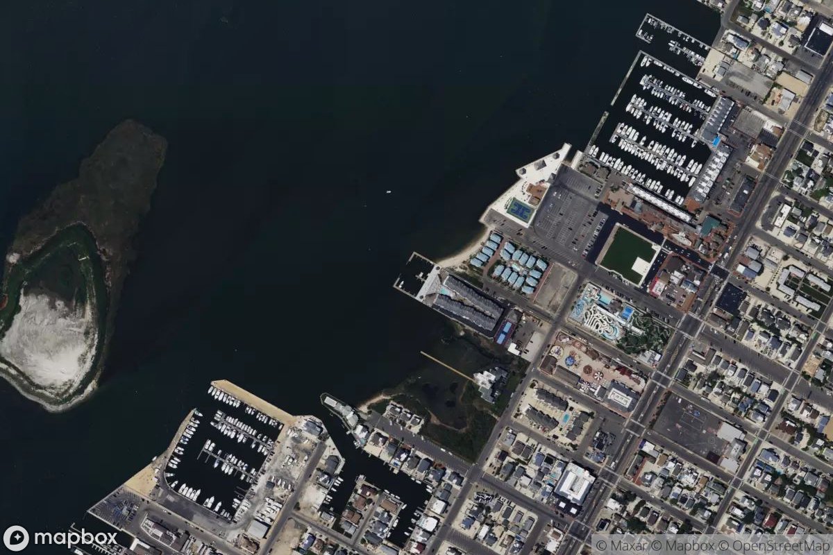 Satellite view of Harbor View Marina