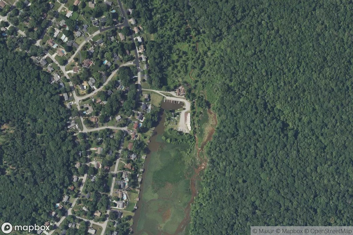 Satellite view of Harbor View Marina