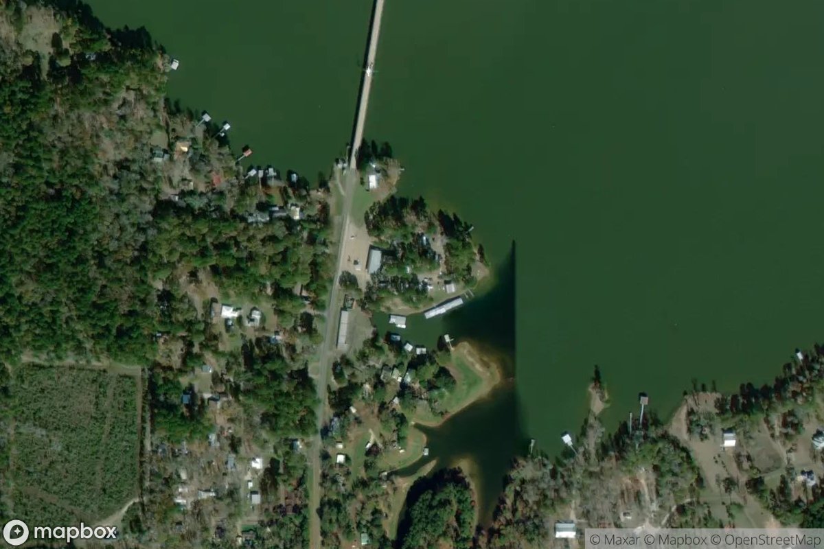Satellite view of Harborlight Marina and Resort