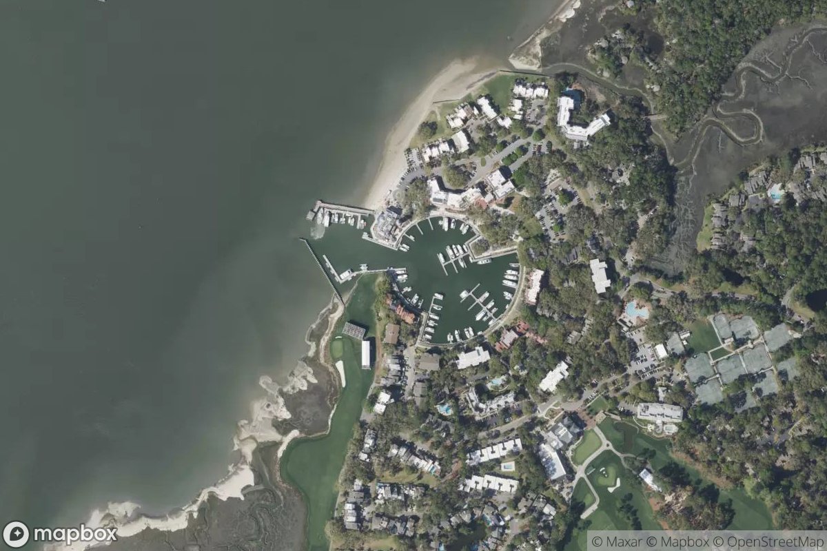 Satellite view of Harbour Town Marina