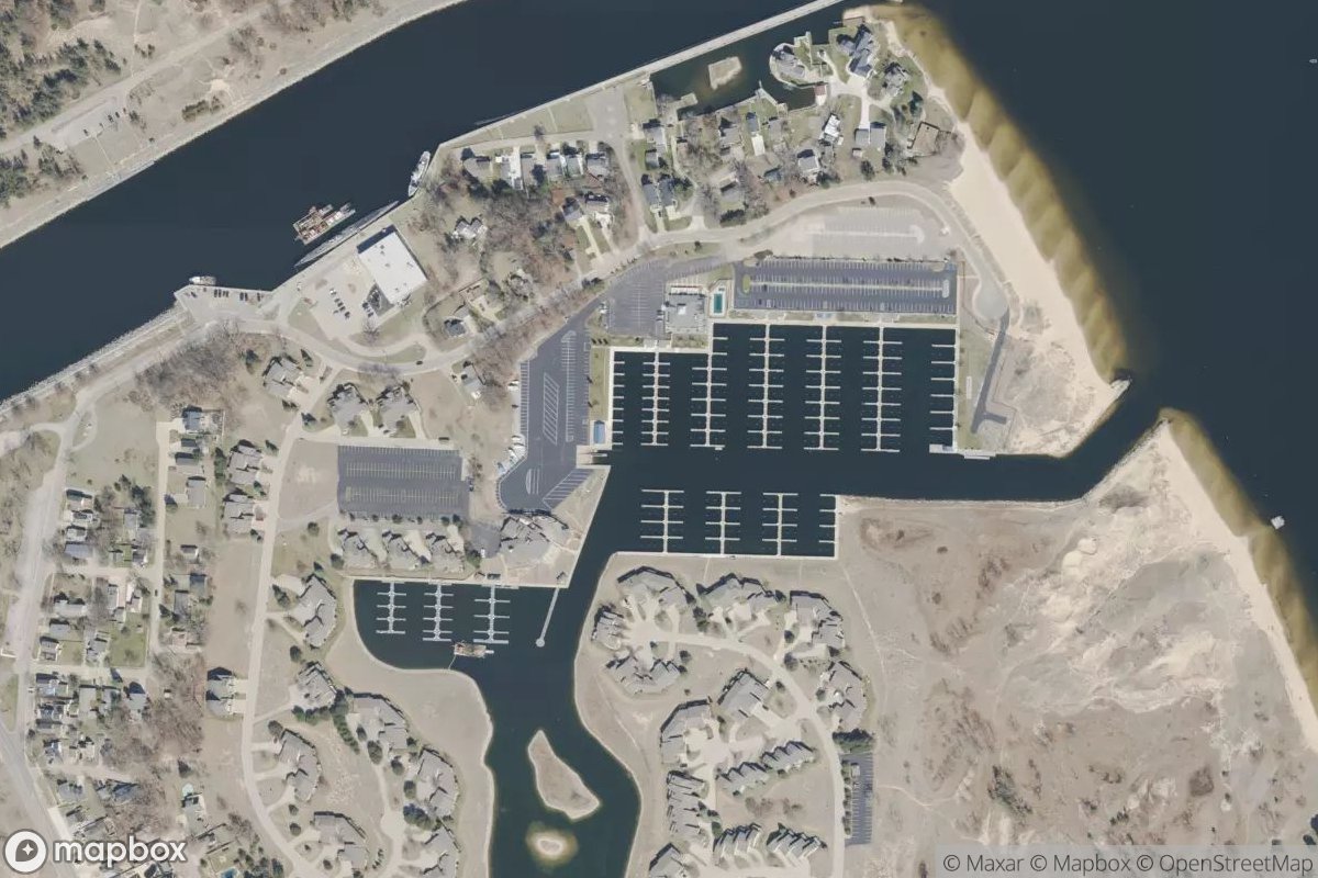 Satellite view of Harbour Towne Marina