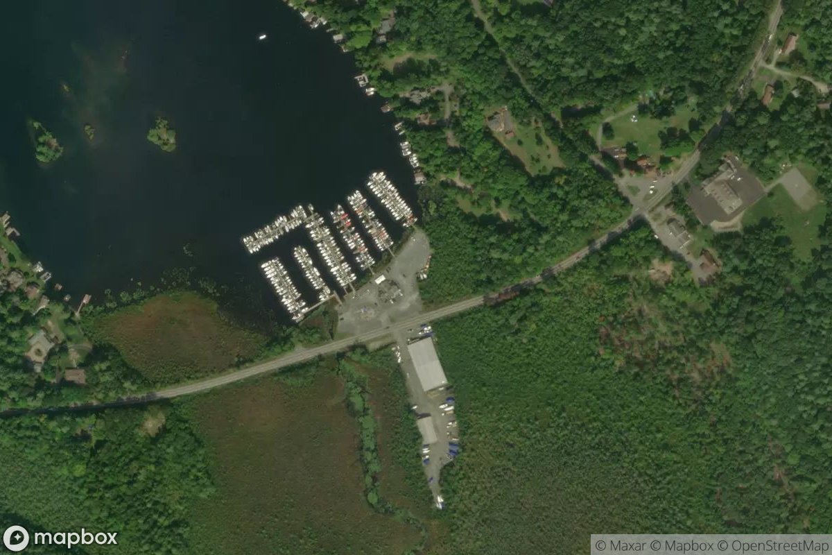 Satellite view of Harris Bay Yacht Club